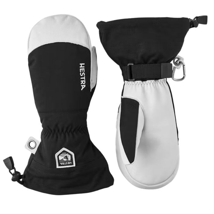 Hestra - Army Leather Heli Ski - mitt - Black - Fäustling
