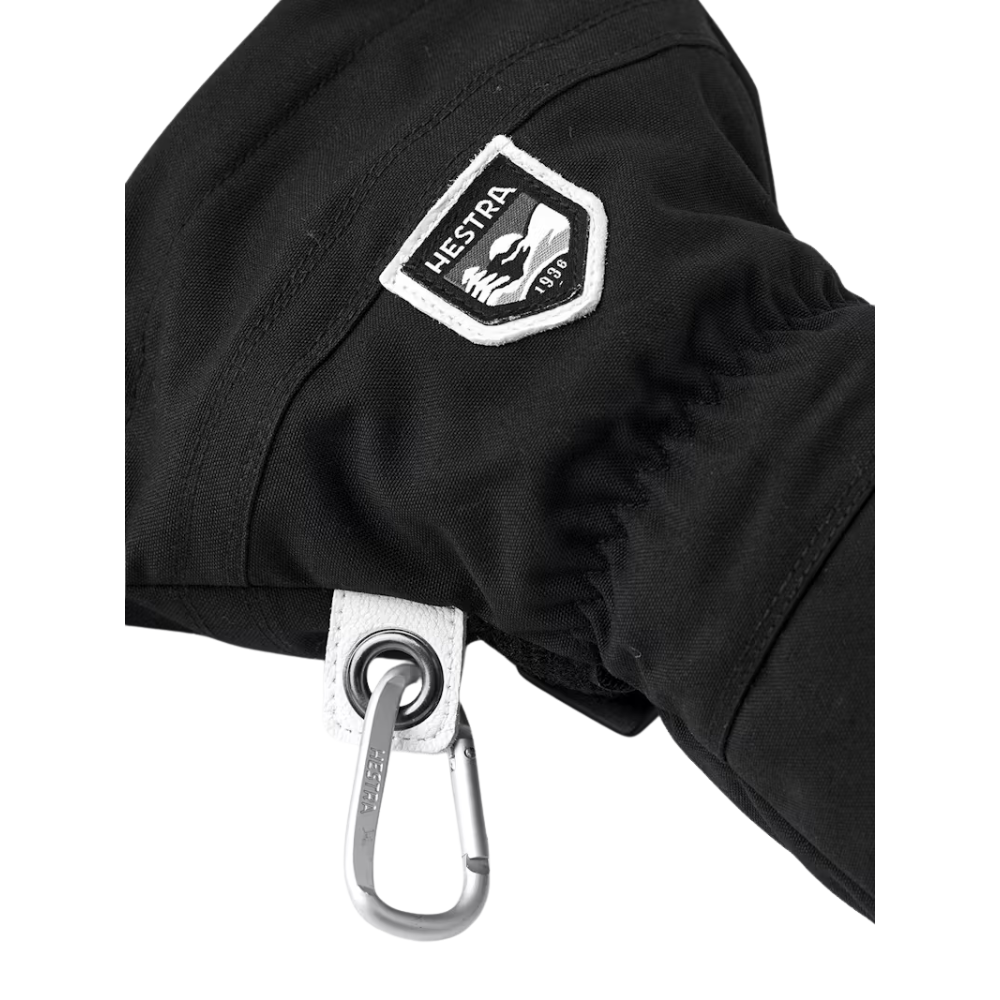 Hestra - Army Leather Heli Ski - mitt - Black - Fäustling