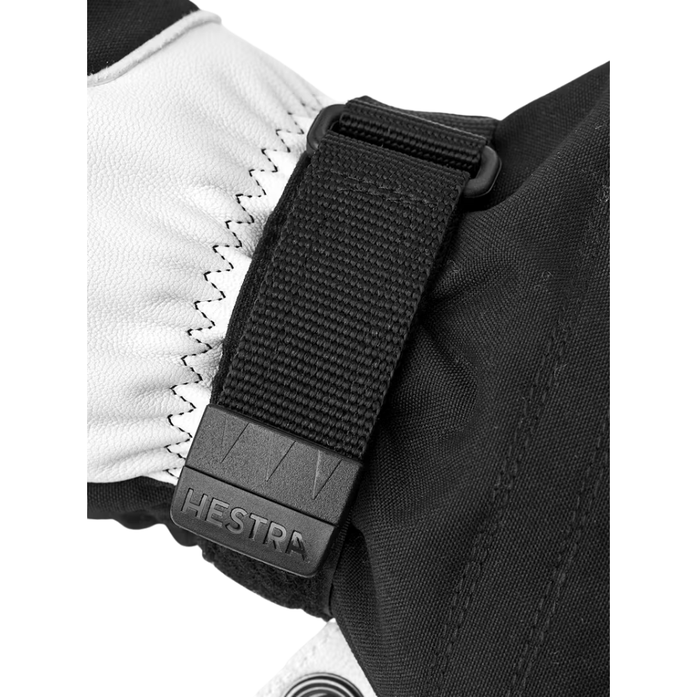Hestra - Army Leather Heli Ski - mitt - Black - Fäustling