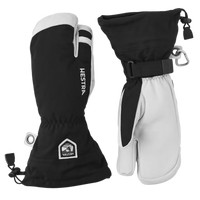 Hestra - Army Leather Heli Ski - 3 finger - Black - Trigger-Handschuh