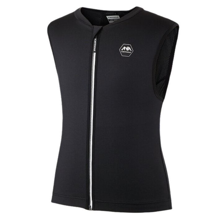 Icetools  - LITE VEST MEN - black/white - Rückenprotektor Snow