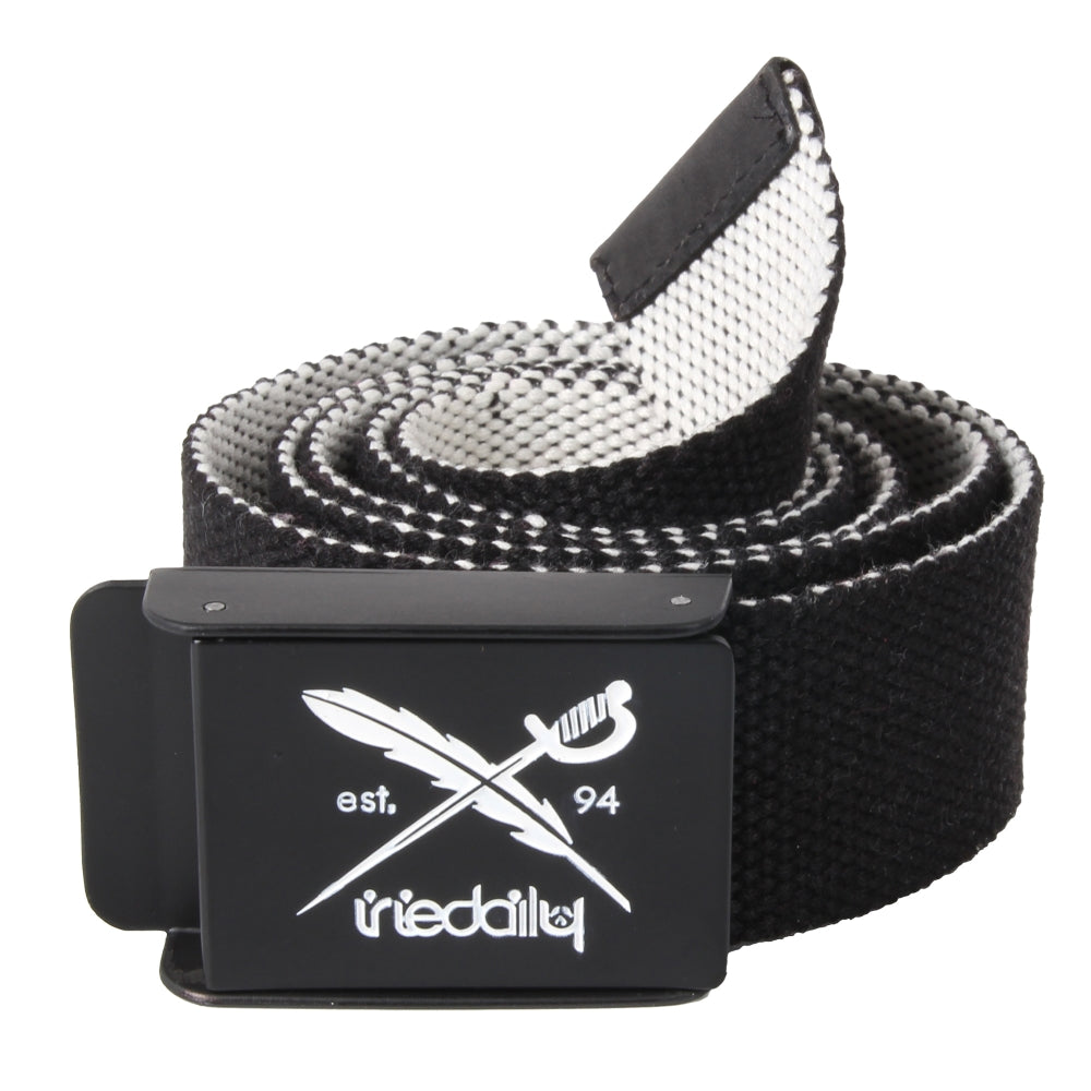 Iriedaily - Flip the Side Belt - Black - Textilgürtel