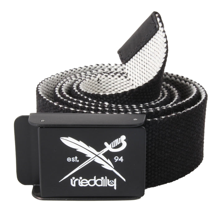 Iriedaily - Flip the Side Belt - Black - Textilgürtel