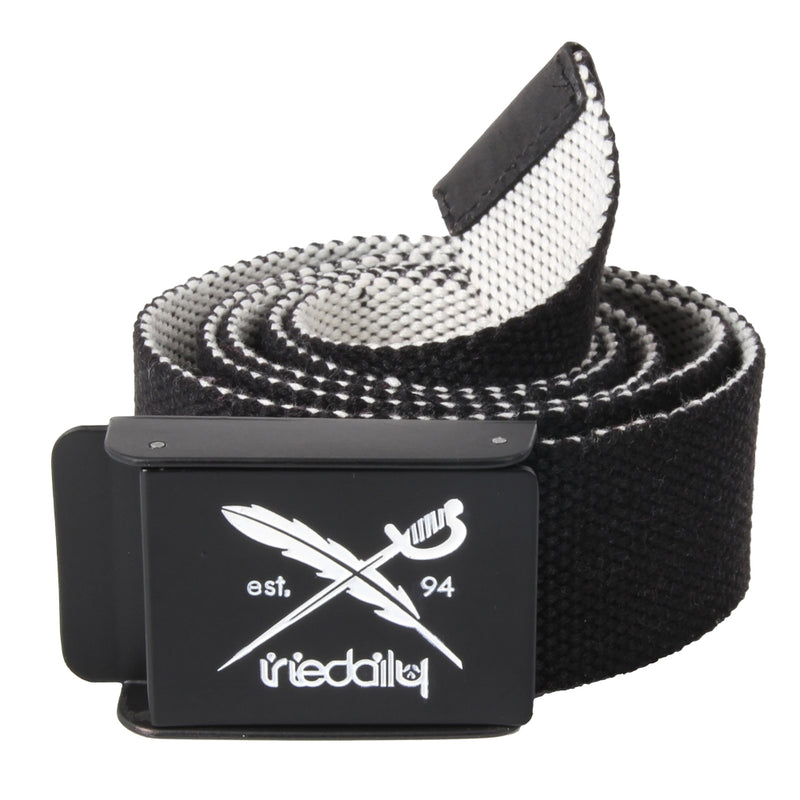 Iriedaily - Flip the Side Belt - Black - Textilgürtel
