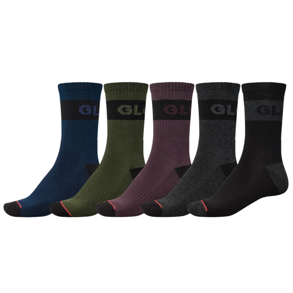 Globe - Horizons Crew Sock 5 Pack - Dark Assorted - Socken