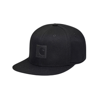 Carhartt - Logo Cap - Black - Snapback Cap