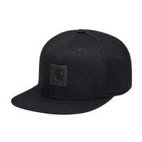 Carhartt - Logo Cap - Black - Snapback Cap