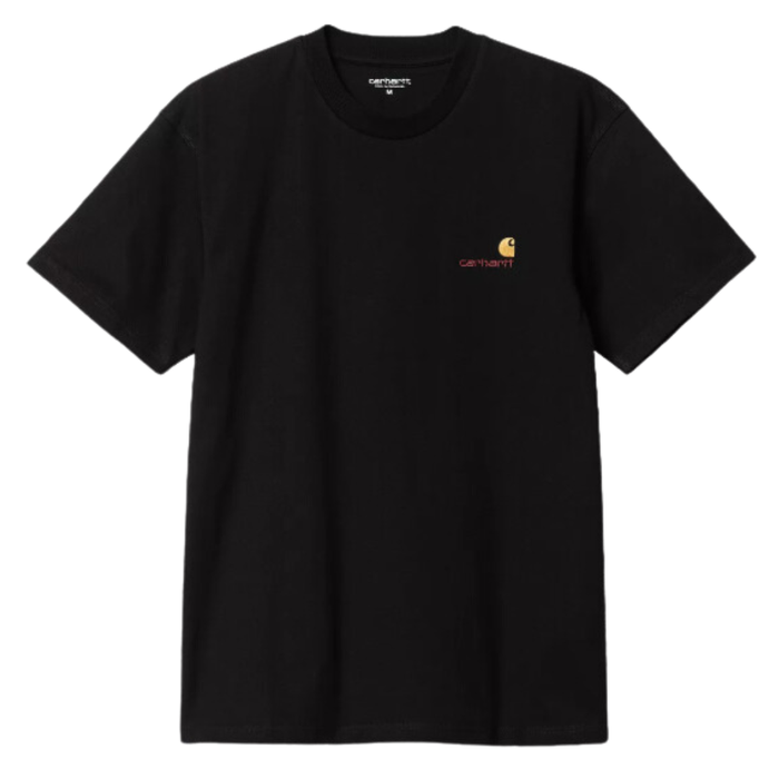 Carhartt WIP - S/S American Script T-Shirt - Black - T-Shirt