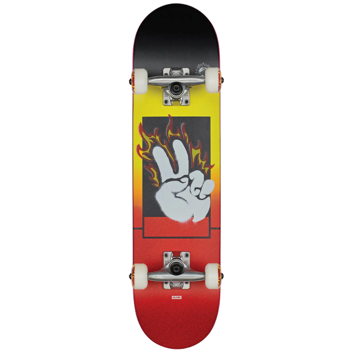 Globe - Kids Alight Mini - Black Maple/Red - Skateboard-Complete