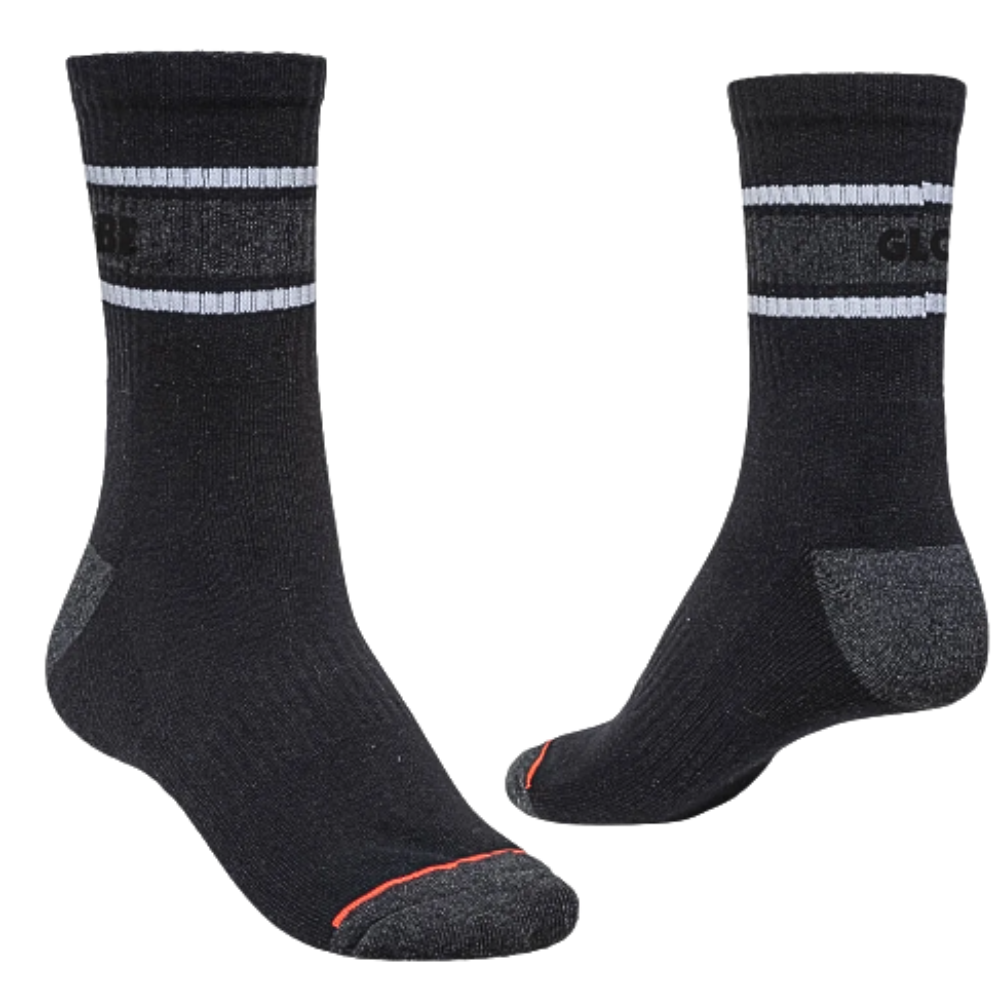 Globe - Triple Stripe Crew Sock 5 Pack - Assorted - Socken