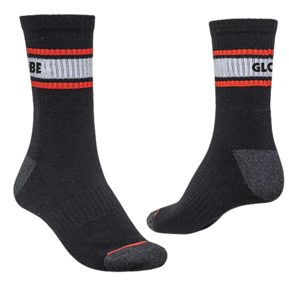 Globe - Triple Stripe Crew Sock 5 Pack - Assorted - Socken