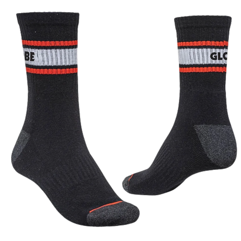 Globe - Triple Stripe Crew Sock 5 Pack - Assorted - Socken