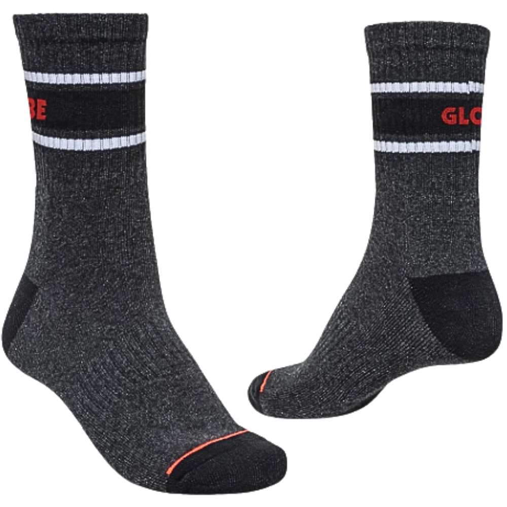 Globe - Triple Stripe Crew Sock 5 Pack - Assorted - Socken