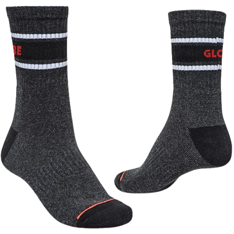 Globe - Triple Stripe Crew Sock 5 Pack - Assorted - Socken