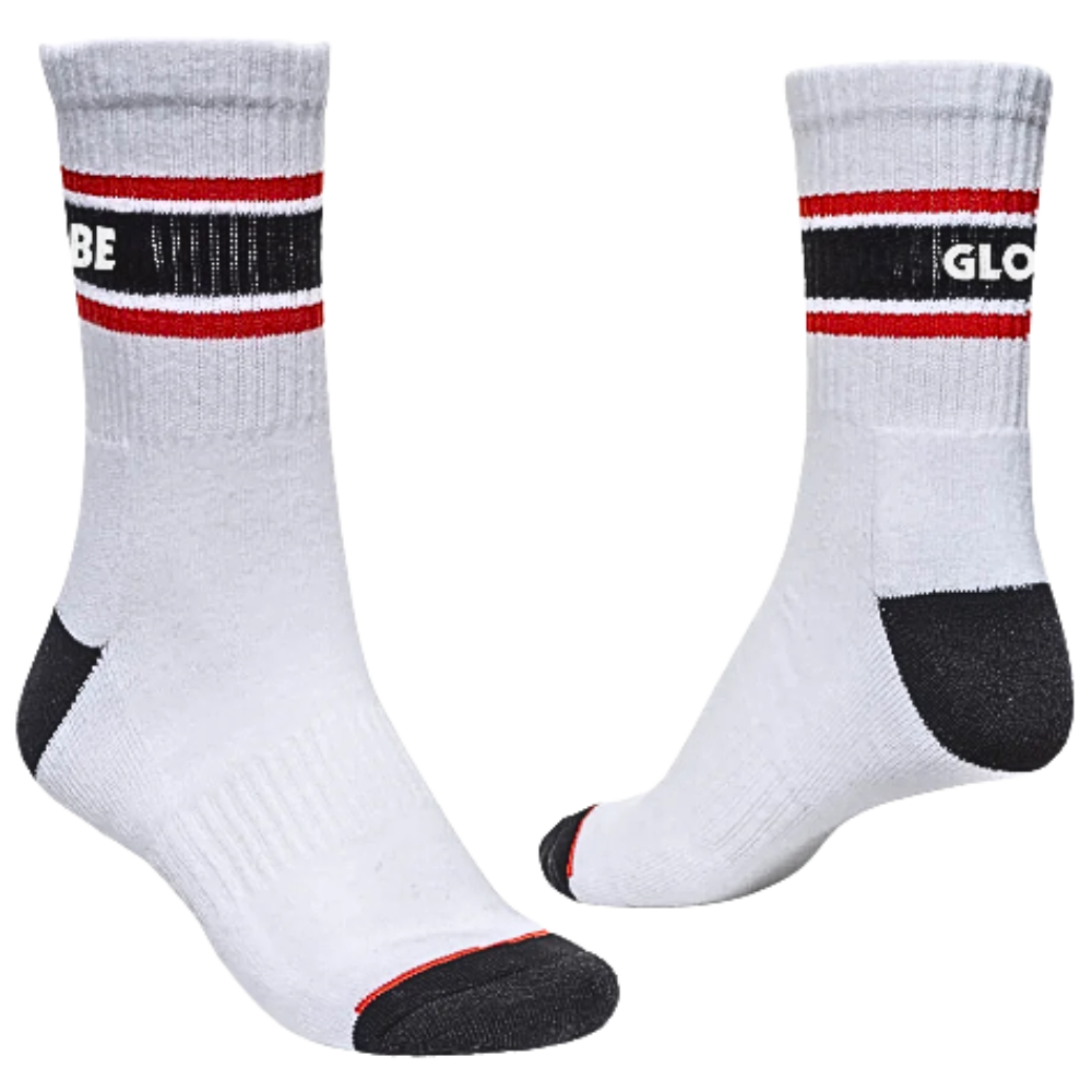 Globe - Triple Stripe Crew Sock 5 Pack - Assorted - Socken