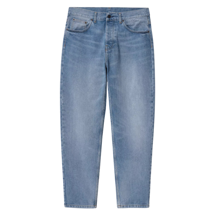 Carhartt WIP - Newel Pant - Blue light used wash - Regular Fit