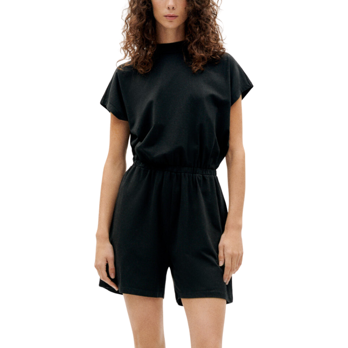 Thinking MU - BLACK VOLTAIRE JUMPSUIT - BLACK - Jumpsuit