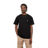 Carhartt - S/S Chase T-Shirt - Black / Gold - T-Shirt