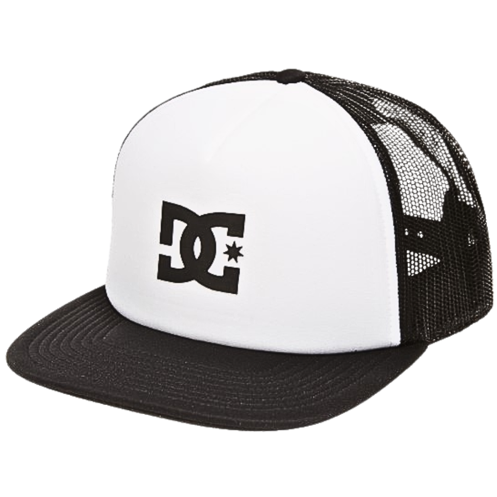 DC - Gas Station Trucker Boy - White / Black - Trucker Cap