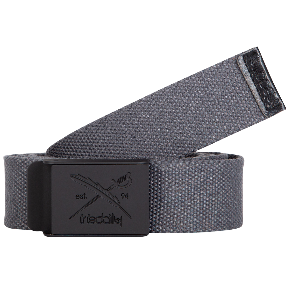 Iriedaily - Flag Rubber Belt - Anthracite - Textilgürtel