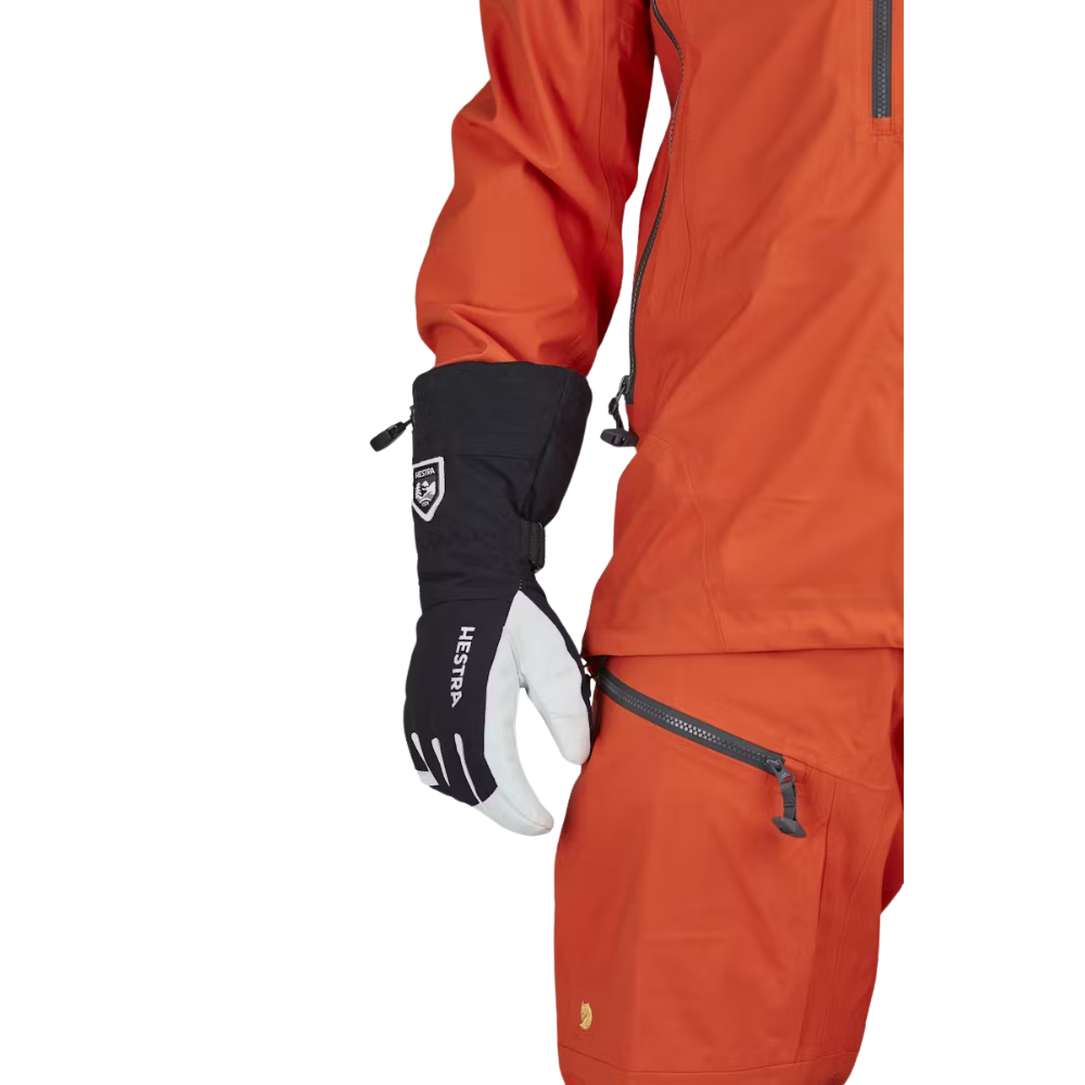 Hestra - Army Leather Heli Ski - 5 finger - Black - Handschuh
