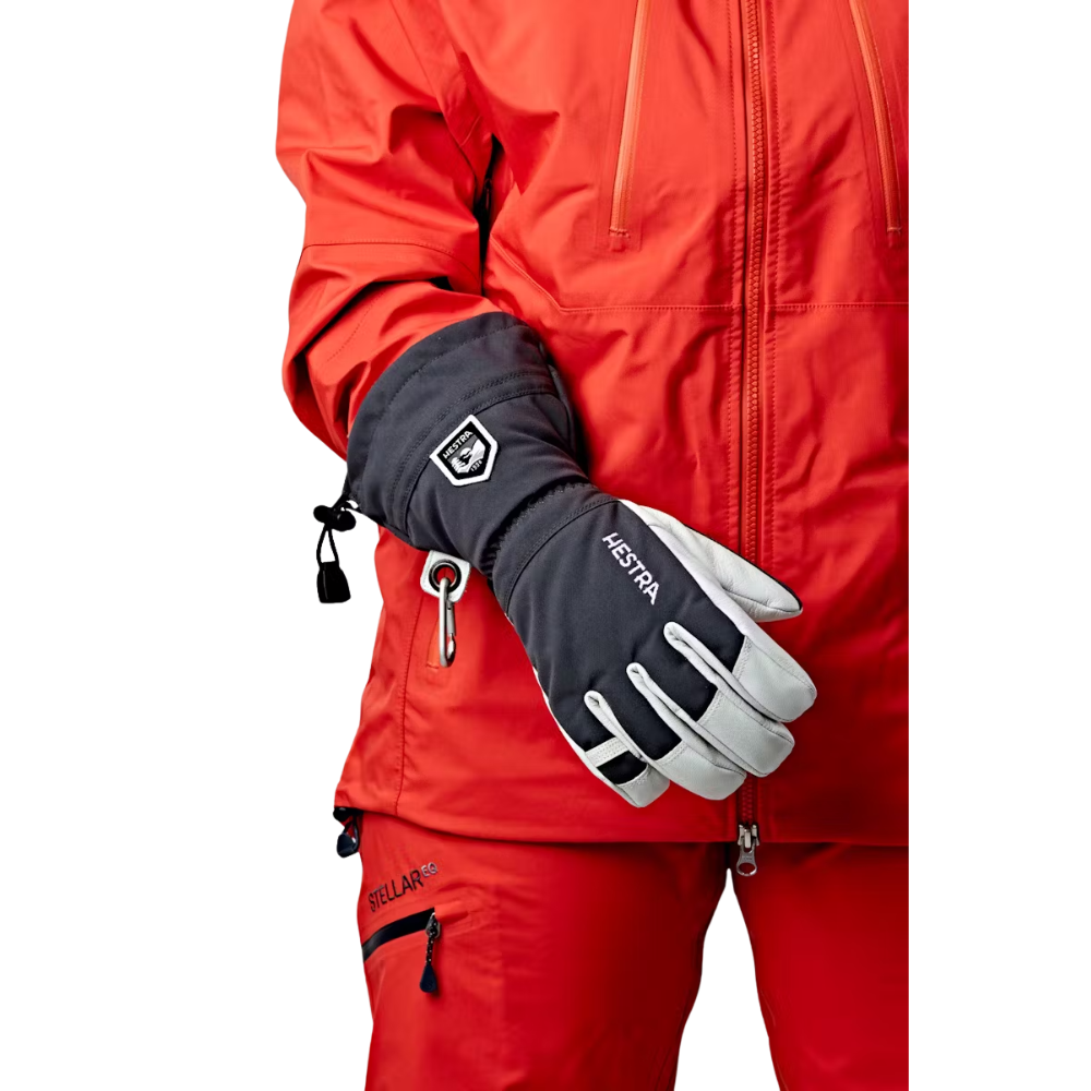 Hestra - Army Leather Heli Ski - 5 finger - Black - Handschuh