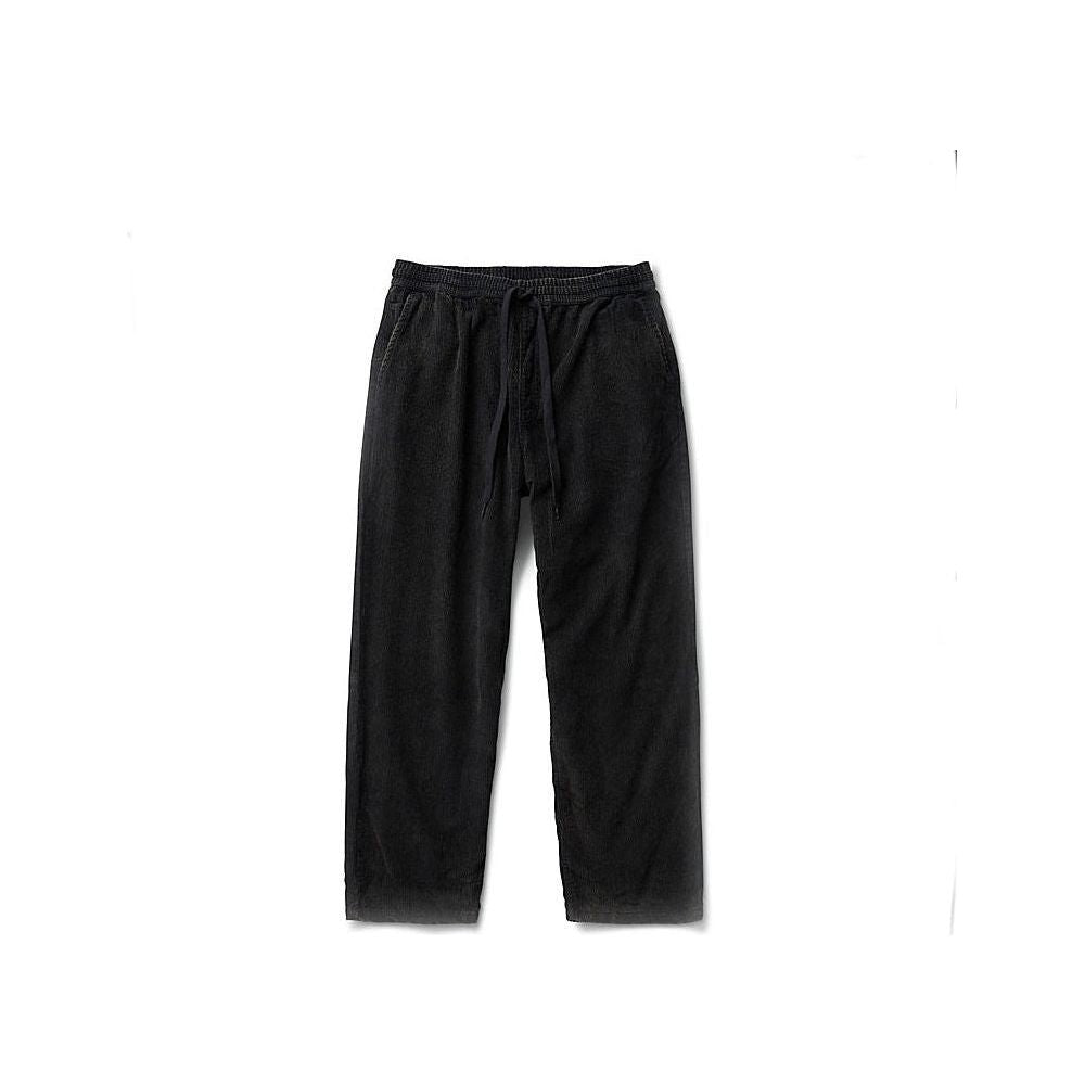 Vans - RANGE BAGGY TAPRD ACID WASH CORD PANT - Black - Relaxed Fit Pant