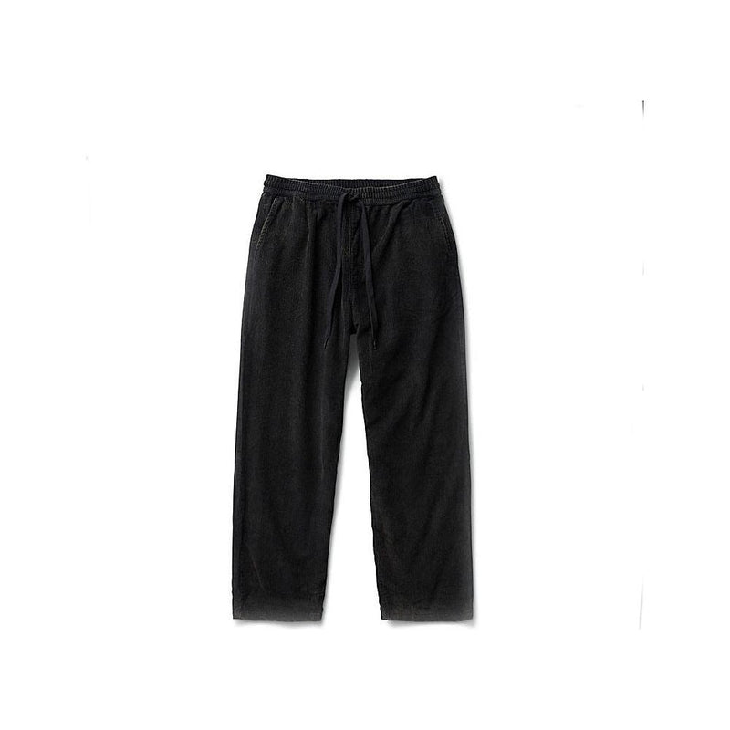 Vans - RANGE BAGGY TAPRD ACID WASH CORD PANT - Black - Relaxed Fit Pant