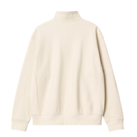 Carhartt WIP - Half Zip American Script Sweat - Natural - Zip Crew