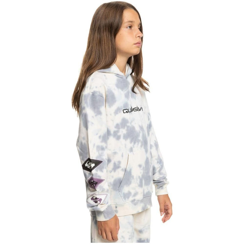 Quiksilver - DIAMOND HERITAGE HOOD YOUTH - GREY VIOLET TIE DYE 231 - Kapuzenpulli