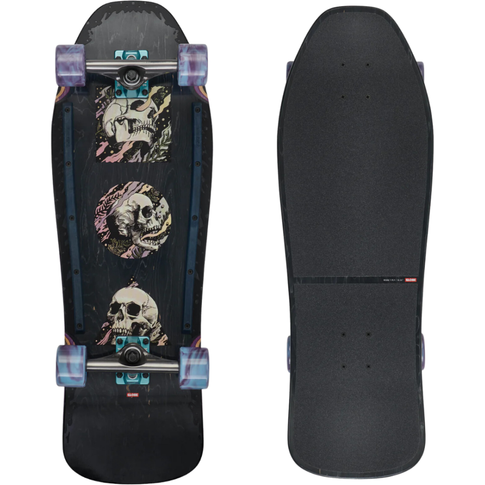 Globe - Phantom - Black Maple/Skull Stack - Complete Cruiser