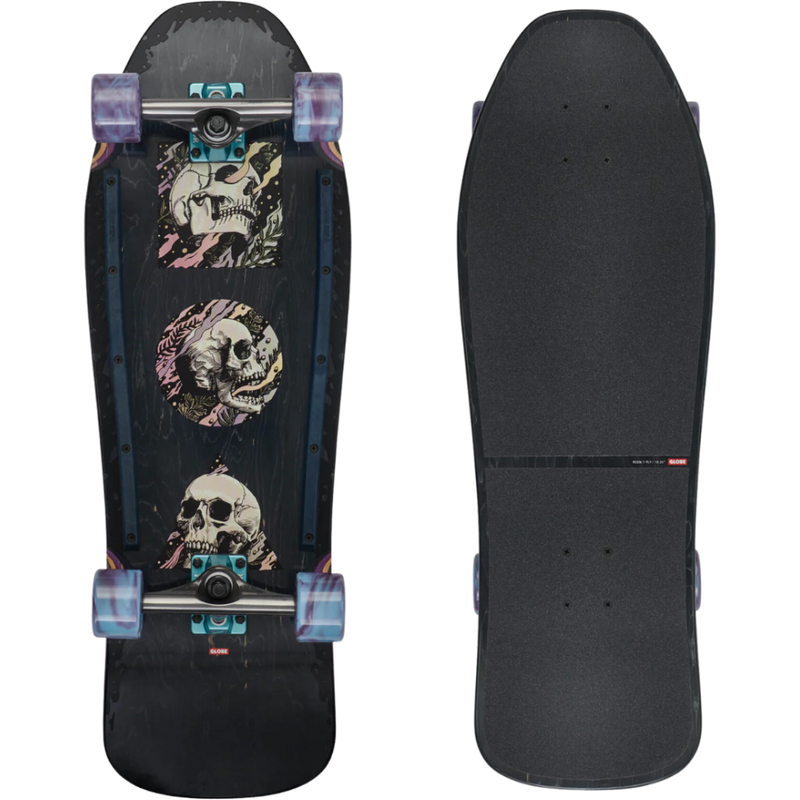 Globe - Phantom - Black Maple/Skull Stack - Complete Cruiser