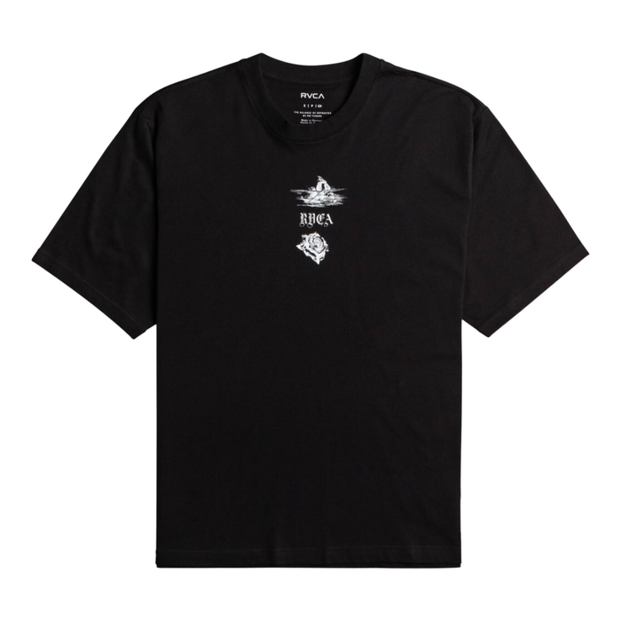 RVCA - TIGER BEACH M TEES  - BLACK - T-Shirt