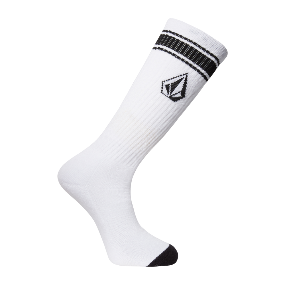 Volcom - High Stripe Sock PR - White - Socken