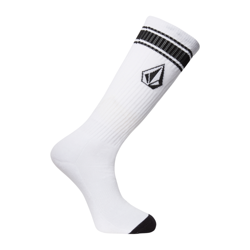 Volcom - High Stripe Sock PR - White - Socken