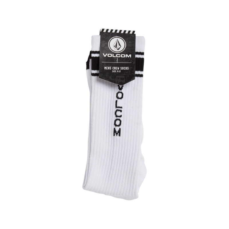 Volcom - High Stripe Sock PR - White - Socken