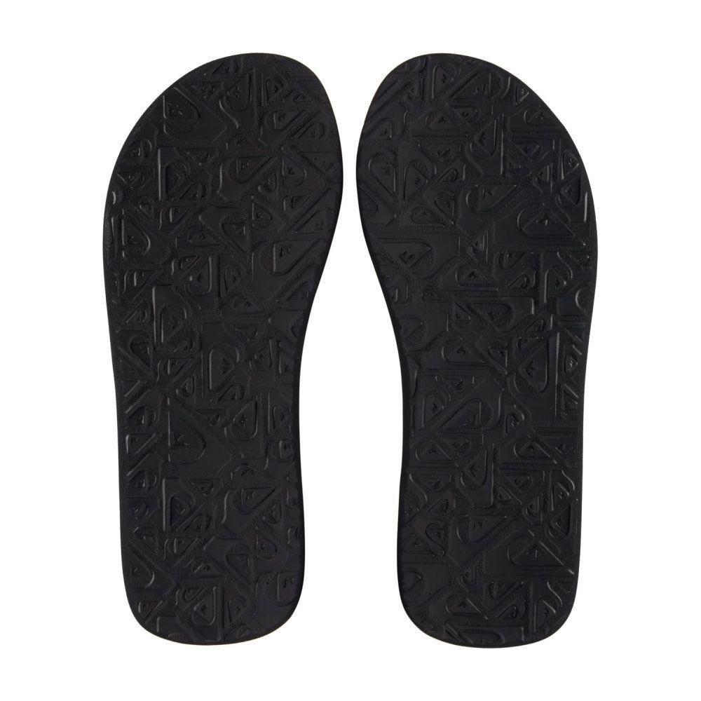Quiksilver - MOLOKAI LAYBACK TEXTURED - BLACK/WHITE/BLACK - Flip Flop