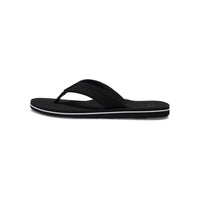 Quiksilver - MOLOKAI LAYBACK TEXTURED - BLACK/WHITE/BLACK - Flip Flop