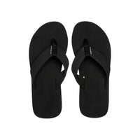 Quiksilver - MOLOKAI LAYBACK TEXTURED - BLACK/WHITE/BLACK - Flip Flop