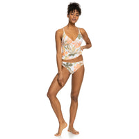 Roxy - PT BEACH CLASSICS HIPSTERBASIC - BRIGHT WHITE SUBTLY SALTY FLAT - Bikini Hose