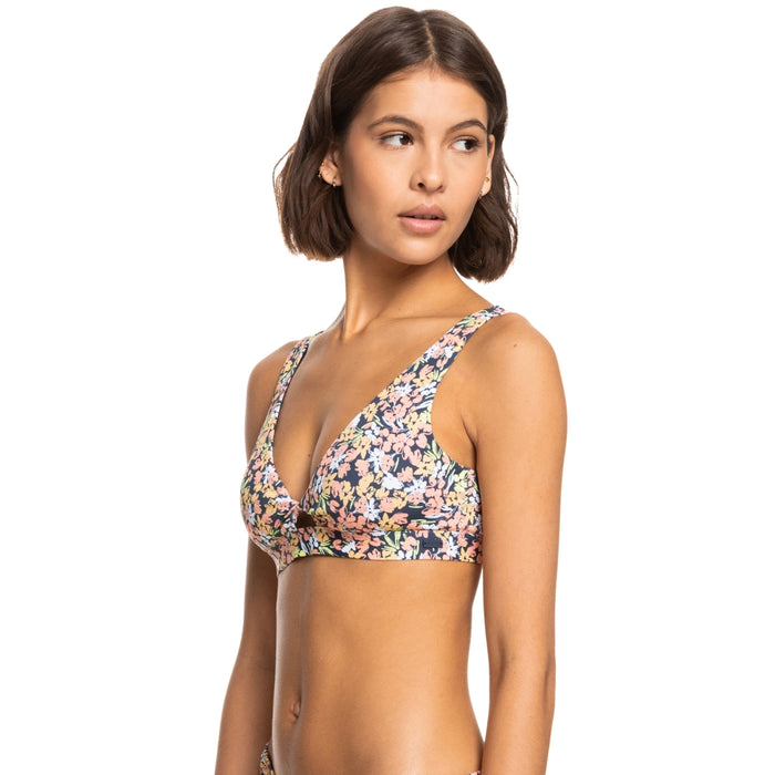 Roxy - PT BEACH CLASSICS TWIST ELONG - MOOD INDIGO DITSY LOVE - Bikini Top