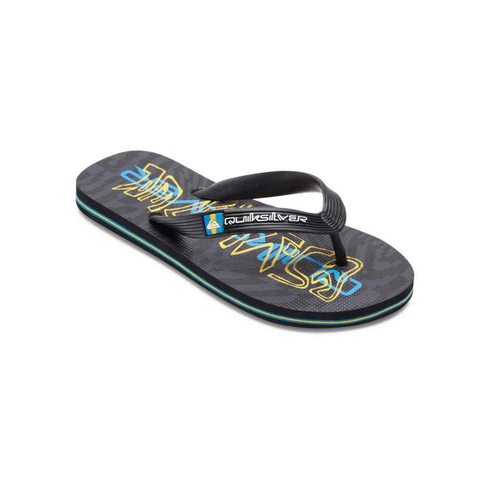 Quiksilver - MOLOKAI ART YOUTH - BLACK 5 - Flip Flop