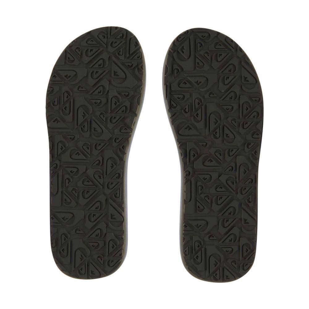 Quiksilver - CARVER SUEDE CORE - BLACK 1 - Flip Flop