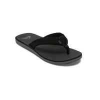 Quiksilver - CARVER SUEDE CORE - BLACK 1 - Flip Flop