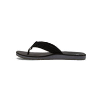 Quiksilver - CARVER SUEDE CORE - BLACK 1 - Flip Flop