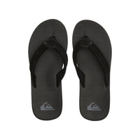 Quiksilver - CARVER SUEDE CORE - BLACK 1 - Flip Flop