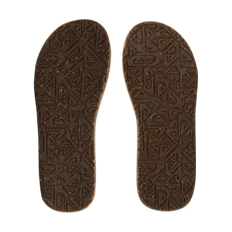 Quiksilver - CARVER SUEDE RECYCLED - BROWN 2 - Flip Flop
