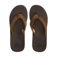 Quiksilver - CARVER SUEDE RECYCLED - BROWN 2 - Flip Flop