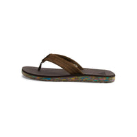 Quiksilver - CARVER SUEDE RECYCLED - BROWN 2 - Flip Flop