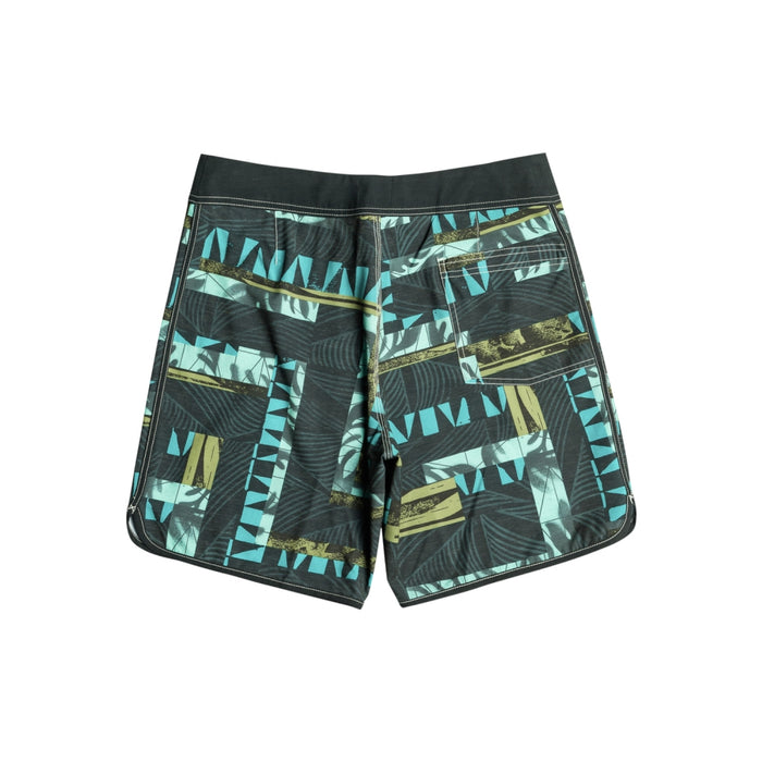 Quiksilver - BLANK CANVAS SCALLOP 18 - BLACK RADICAL TIMES 231 - Boardshort